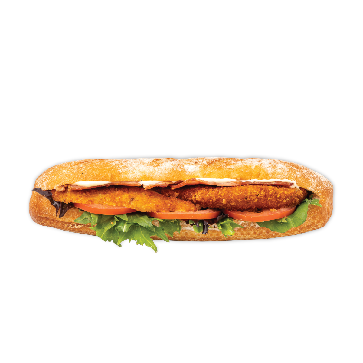 BLT Schnitzel Baguette