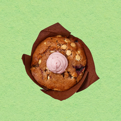 Boysenberry & White Chocolate Muffin