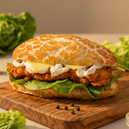 Crunchy Chicken & Cheese SO Tiger Bun